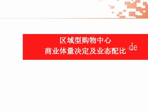 商业项目开发体量及业态配比的理论分析