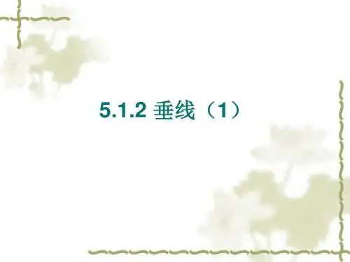 2 垂线(1)