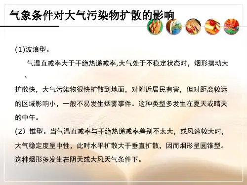 大气污染物的扩散与气象条件2