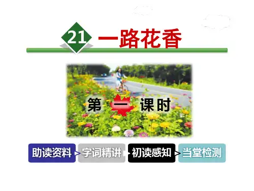 《一路花香》语文教学PPT课件(2篇)