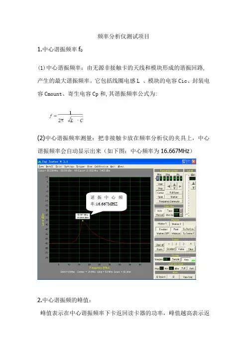 频率分析仪测试项目