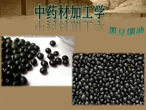 黑豆馏油