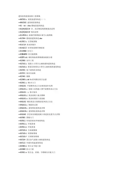 工程图集