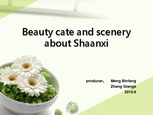 陕西西安的英文简介