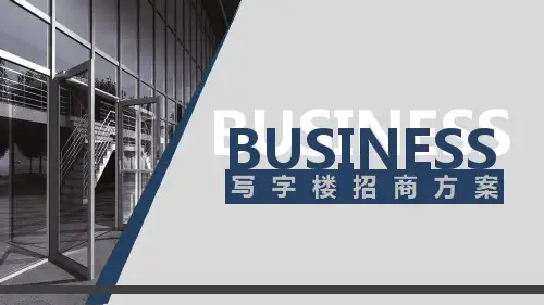 某写字楼招商方案(PPT30张)