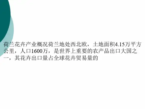 荷兰花卉产业的发展与变化