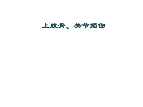 上肢骨、关节损伤课件