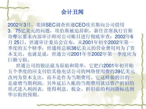 会计丑闻