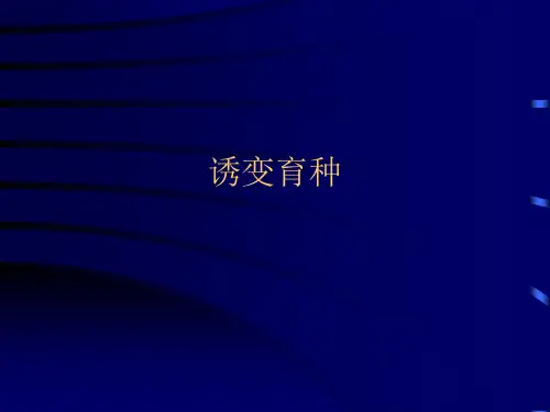 诱变育种
