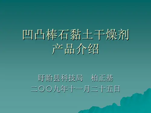 凹凸棒石黏土干燥剂产品简介