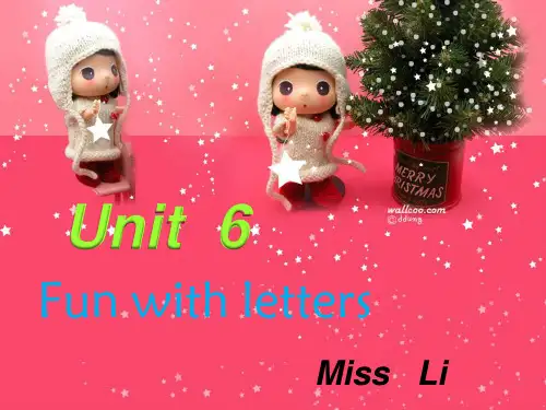 剑桥少儿英语预备级A_unit_6_课件