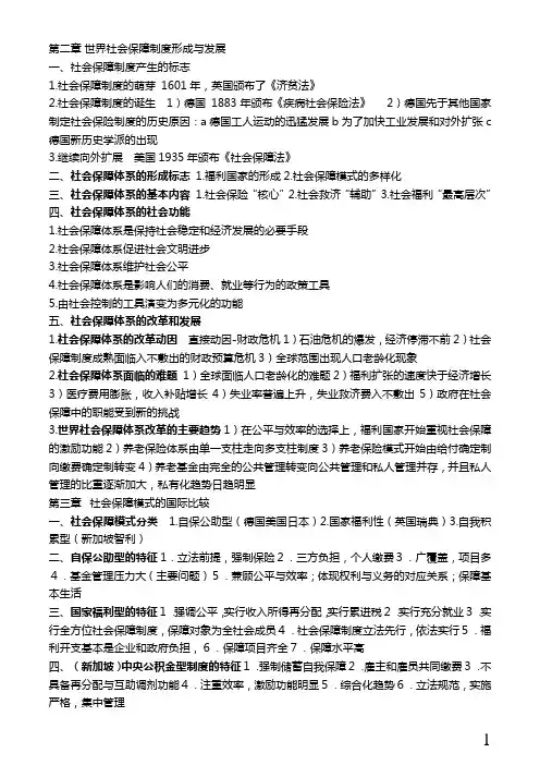 社会保障国际比较
