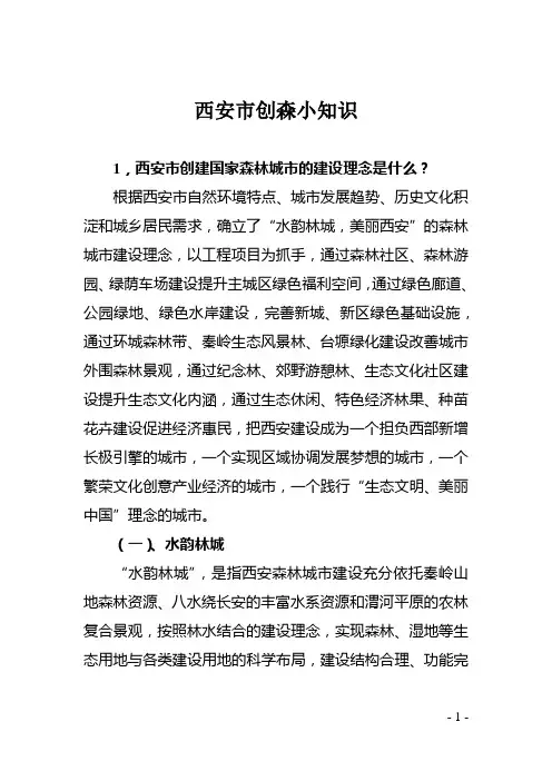 西安市创森小知识