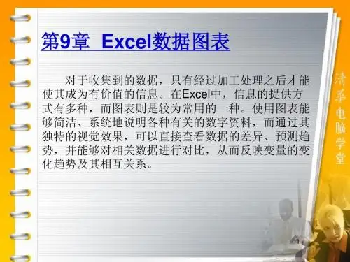 常用工具软件 第9章  Excel数据图表