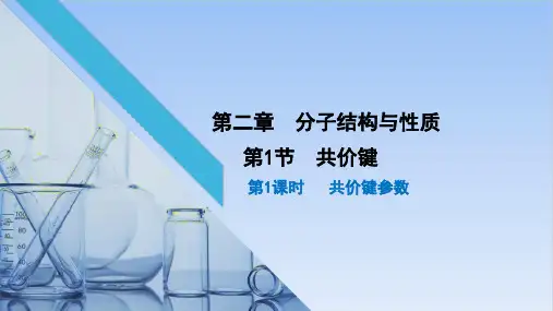 人教版高中化学《共价键》精选课件1