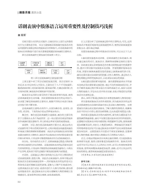 话剧表演中肢体语言运用重要性及控制技巧浅析