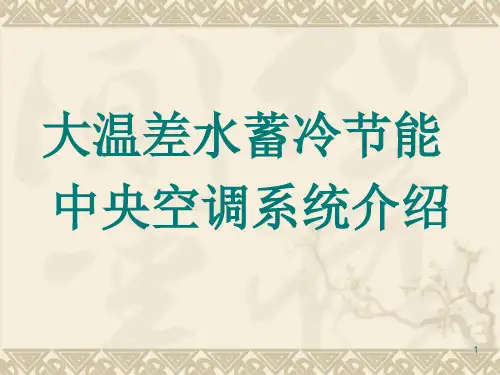 劳特斯水蓄冷PPT