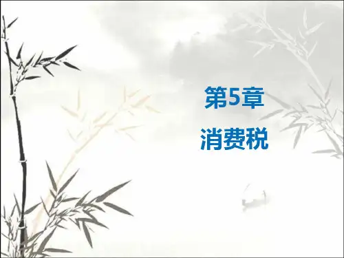 消费税 PPT课件