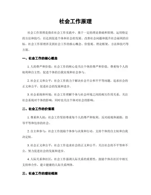 社会工作原理