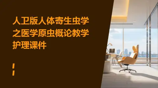 人卫版人体寄生虫学之医学原虫概论教学护理课件