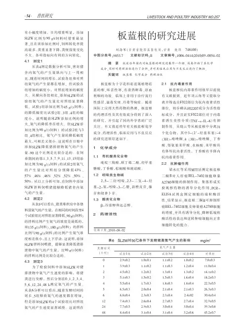 板蓝根的研究进展