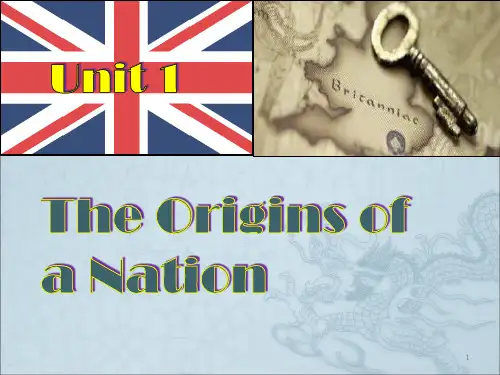 大学英语 英国历史文化第一单元The Birth of a Nation