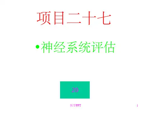 《神经系统评估》PPT课件