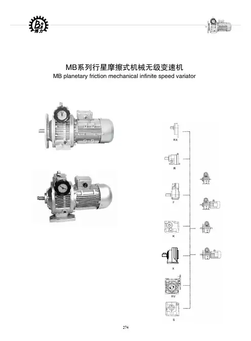 无级调速减速机MB