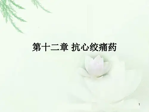 第十二章抗心绞痛药PPT课件