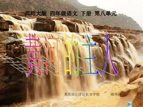 西师大版小学四年级语文下册第31课《黄河的主人PPT课件》(1)
