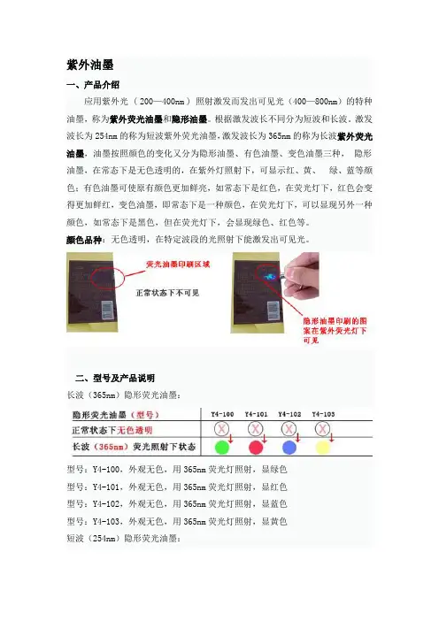 紫外油墨