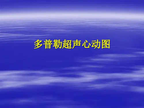 多普勒超声心动图[1]