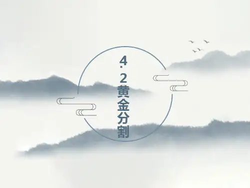 黄金分割初中数学课件