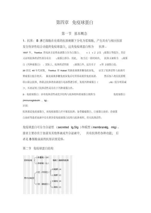 第四章免疫球蛋白剖析