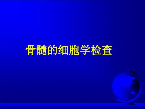 骨髓的细胞学检查PPT课件
