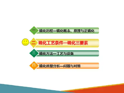 橡胶硫化—硫化工艺条件(橡胶加工课件)