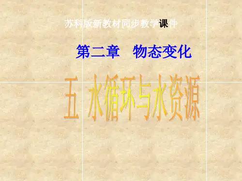 初中物理《水循环》(共36张)ppt10