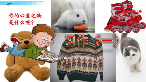 部编版五年级语文上册第一单元习作：我的心爱之物-课件(共24张PPT)