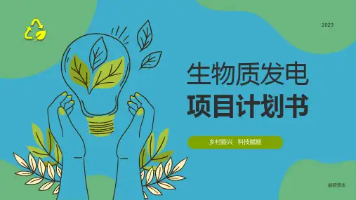 生物质发电项目计划书