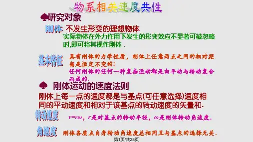 全国中学生物理竞赛物系相关速PPT课件