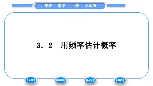 北师大版九年级数学上第三章概率的进一步认识3