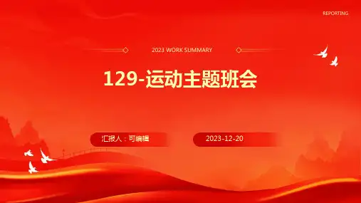 129-运动主题班会