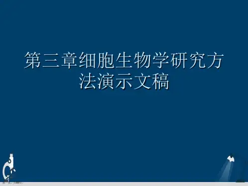 第三章细胞生物学研究方法演示文稿