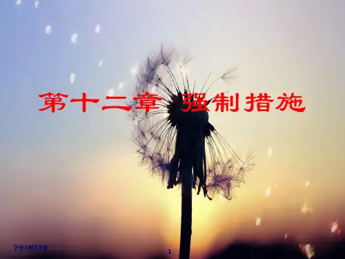 刑事诉讼法学--第12章 强制措施案例教学