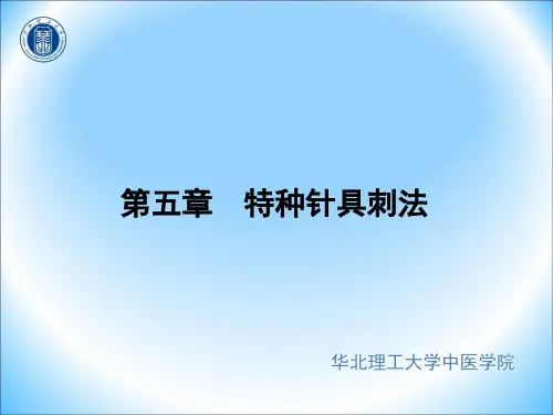 《针灸学》课件ppt三棱针