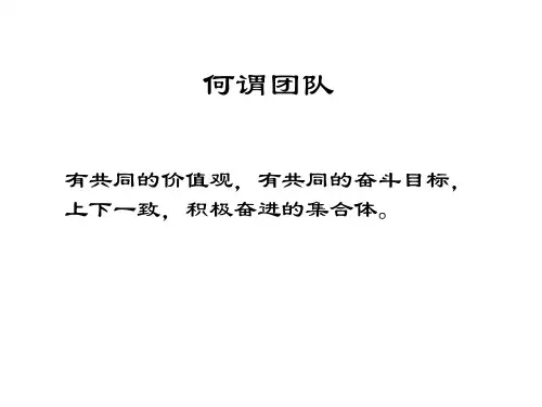 如何提高凝聚力PPT课件