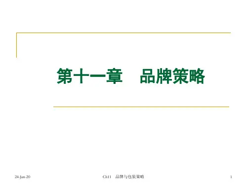 Ch11B品牌策略(改定)