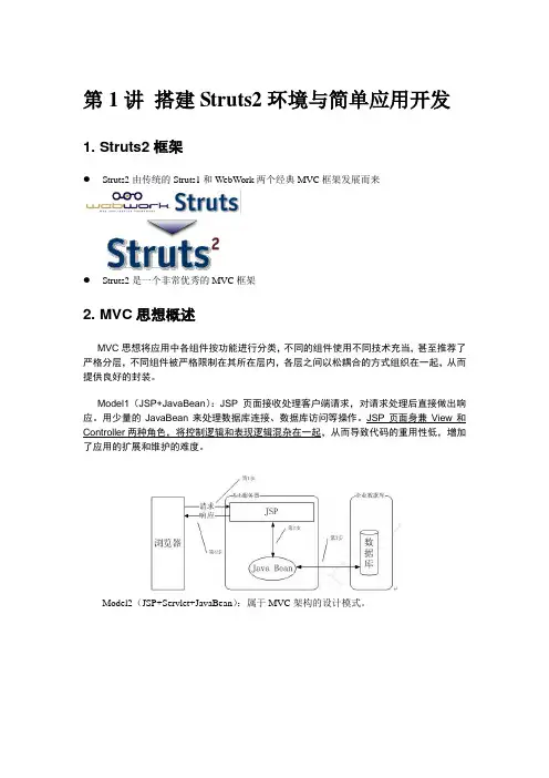 第1讲 搭建Struts2环境与简单应用开发