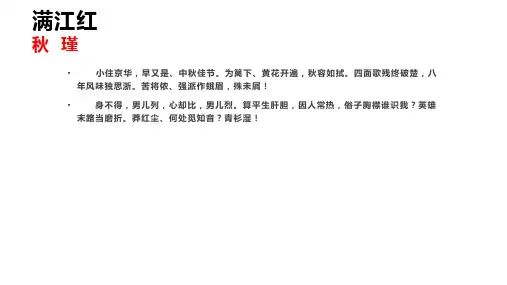 人教版八年级语文 24 诗词五首 满江红 (3)