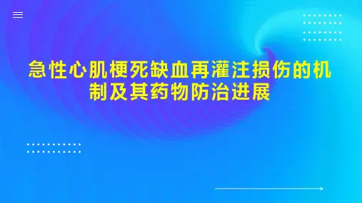 急性心肌梗死缺血再灌注损伤的机制及其药物防治进展